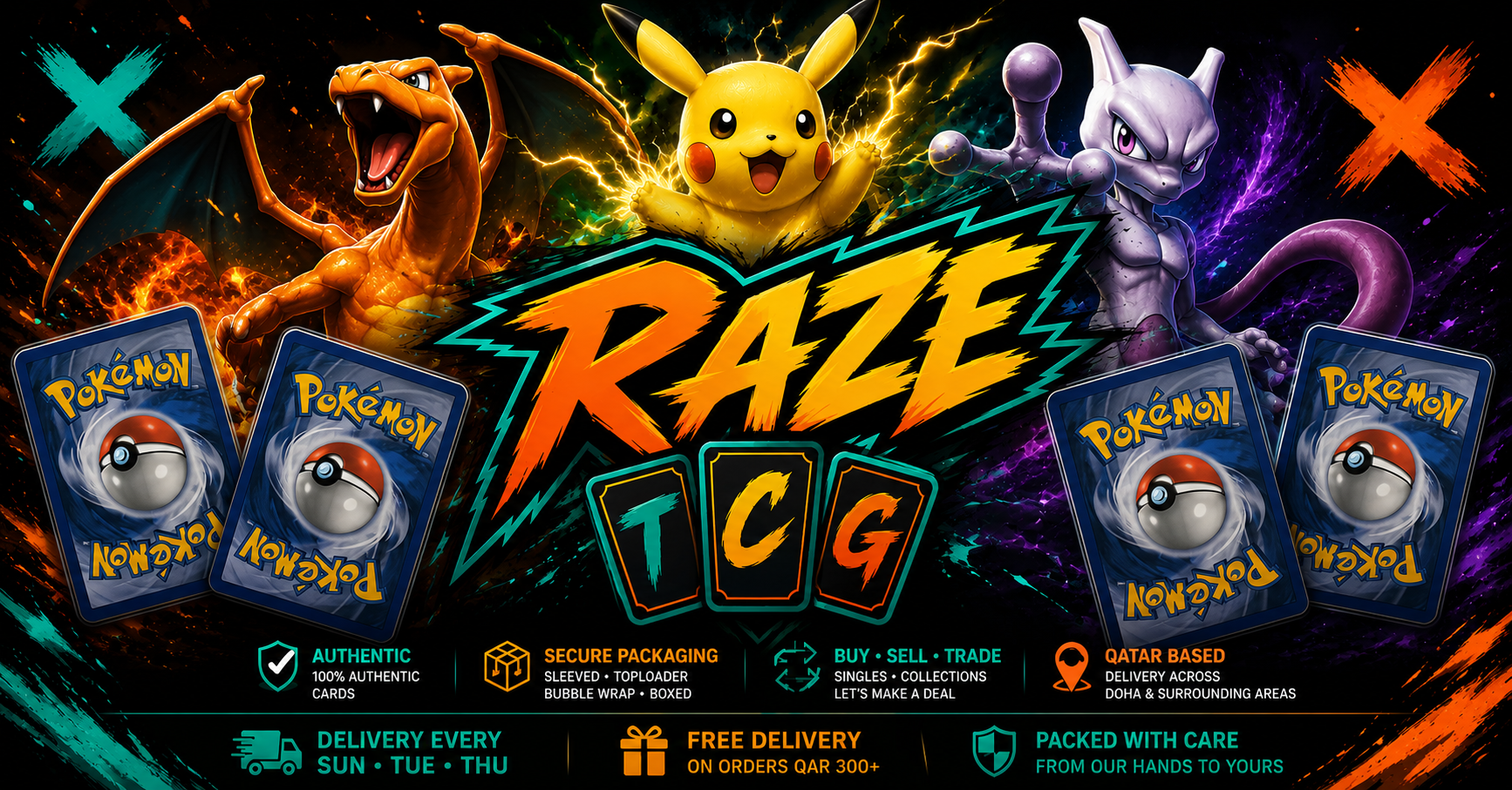 RAZE TCG | Pokémon Cards for Collectors in Qatar – Raze TCG
