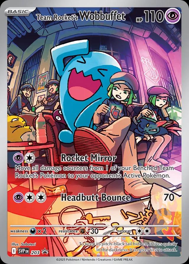 Team Rocket's Wobuffet 203