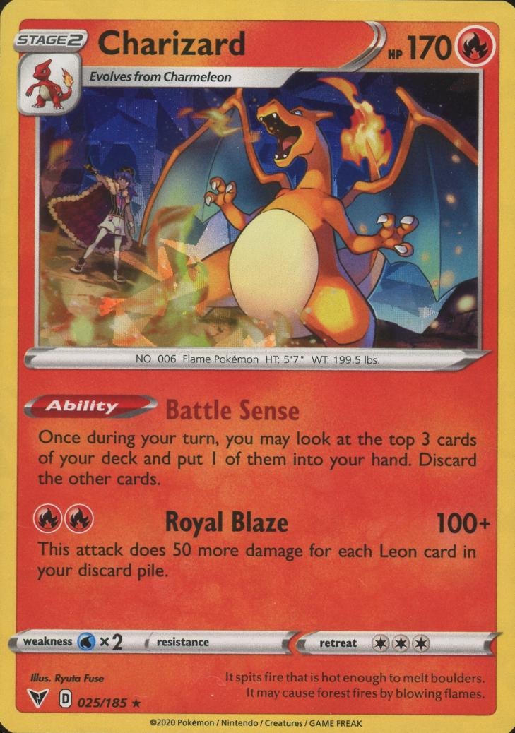 Charizard (Cracked Ice Holo) 025/185